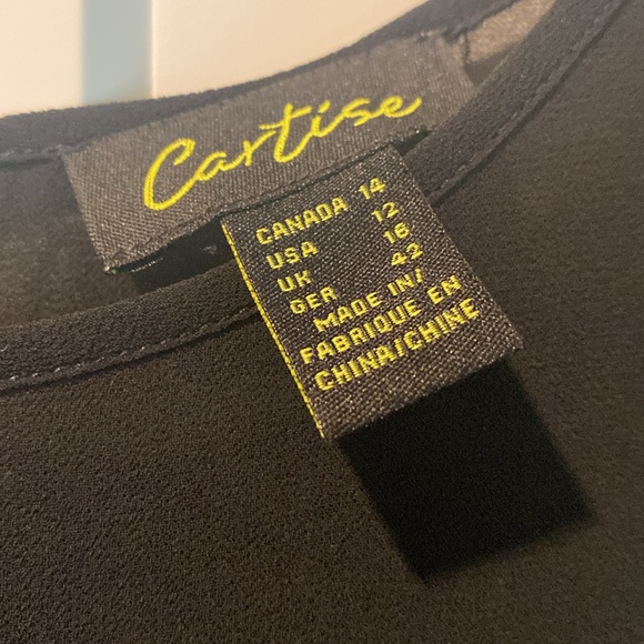 Black fringed dress - Picture 3 of 5